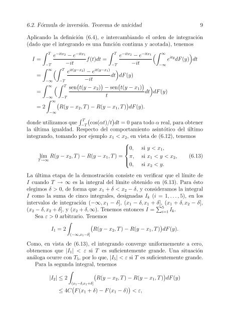 CapÃtulos 6 y 7 de Petrov. V.V, Mordecki, E. TeorÃa de la ...