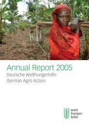 Annual Report 2005 - Welthungerhilfe