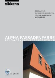ALPHA FASSADENFARBE - Farbenhaus Metzler Onlineshop
