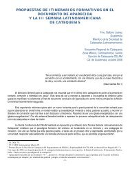 Propuesta de itinerarios formativos de catequistas - Centro Nacional ...