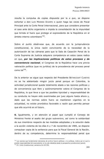 Fallo completo - Colectivo de Abogados JosÃ© Alvear Restrepo