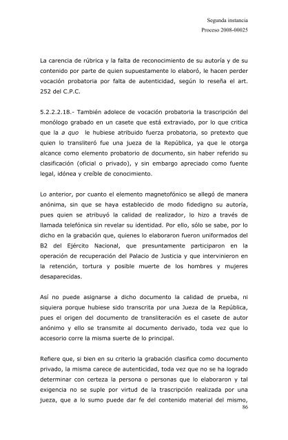 Fallo completo - Colectivo de Abogados JosÃ© Alvear Restrepo