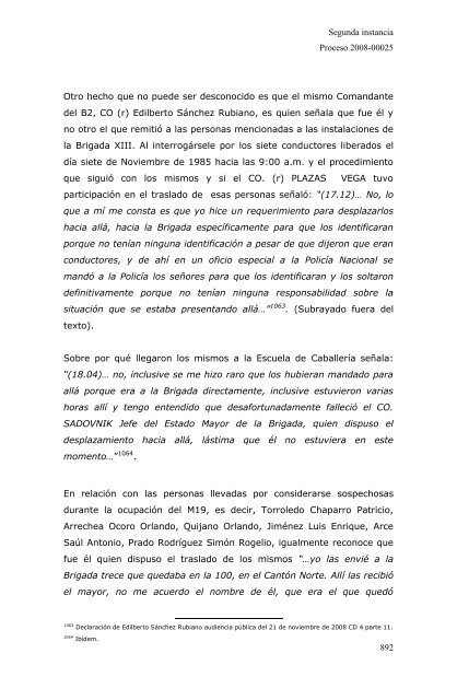 Fallo completo - Colectivo de Abogados JosÃ© Alvear Restrepo