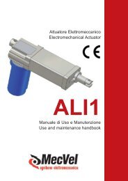 Manuale uso e manutenzione ALI1
