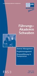 Das gesamte Angebot 2010 des IHK-Bildungshauses Schwaben