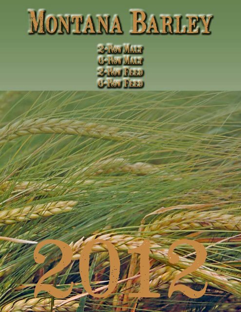 2010 Barley Quality - Montana Wheat & Barley Committee