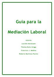 Guía para la Mediación Laboral - Centro de Mediación del ICAV