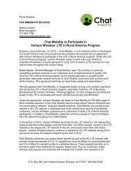 Press Release - Competitive Carriers Association