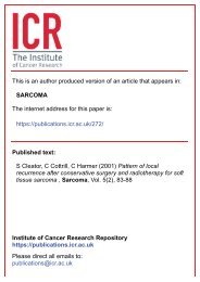 Pattern of local recurrence after conservative surgery and ...