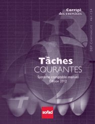 TÃ¢ches courantes man. SC2011 - DEP comptabilitÃ© DEP secrÃ©tariat