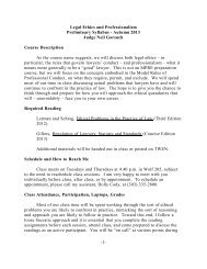 Syllabus - Colorado Law