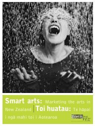 Smart Arts - Creative New Zealand