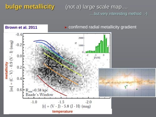 MAPPING THE GALACTIC BULGE Manuela Zoccali