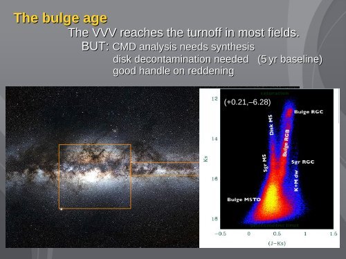 MAPPING THE GALACTIC BULGE Manuela Zoccali