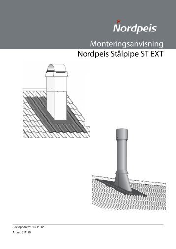 Monteringsanvisning Nordpeis StÃ¥lpipe ST EXT