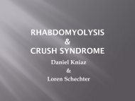 RHABDOMYOLYSIS & CRUSH SYNDROME - Advocate Health Care