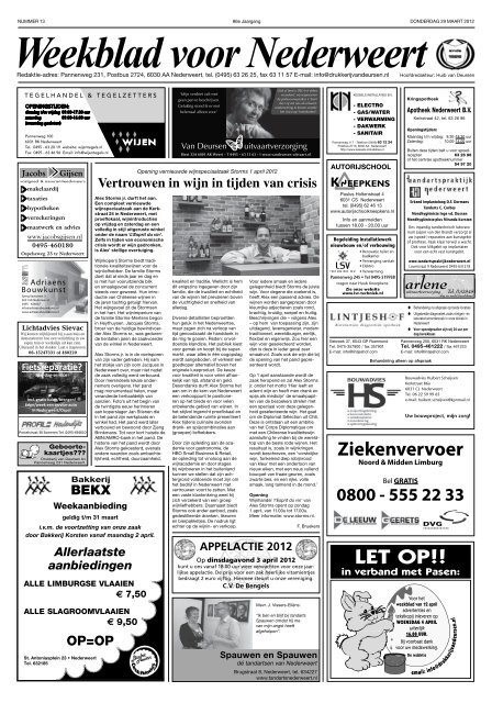 Week 13 Weekblad Voor Nederweert