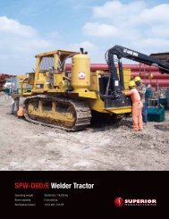 SPW-D6D/E Welder tractor - Worldwide Machinery
