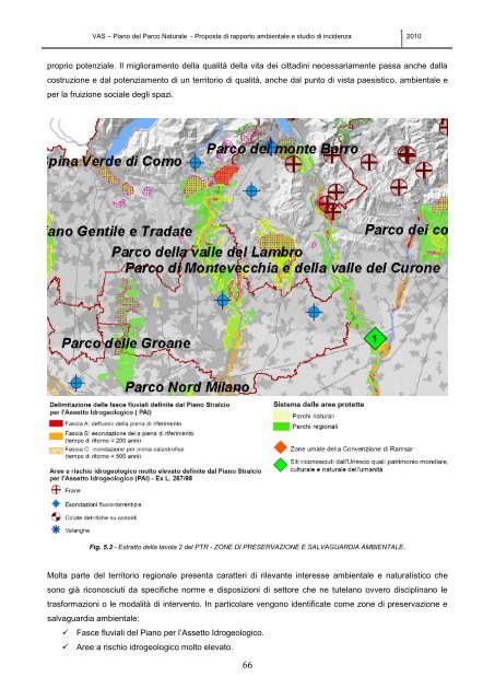 rapporto ambientale VAS Parco Naturale - Parco di Montevecchia e ...