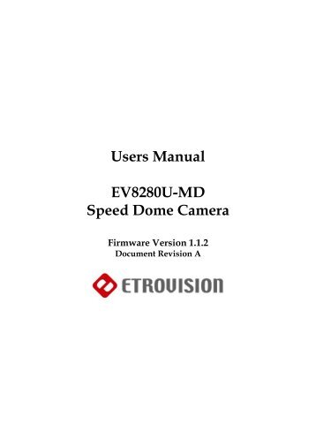 User's Manual - Etrovision