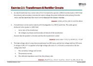 Exercise 2.1: Transformers & Rectifier Circuits