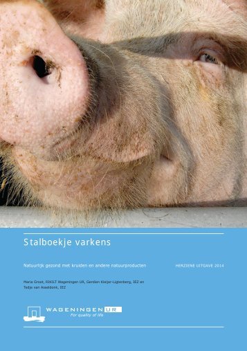 Stalboekje varkens 2014 LR