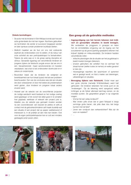 Brochure Kinderparticipatie aan lokale mobiliteitsprojecten - Mobiel 21