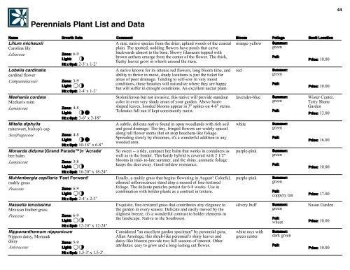 woodies Plant List and data - The Scott Arboretum of Swarthmore ...