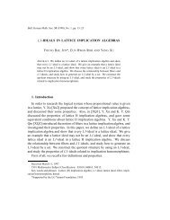 LI-IDEALS IN LATTICE IMPLICATION ALGEBRAS 1. Introduction In ...
