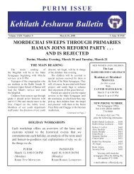 March 2000 - Congregation Kehilath Jeshurun