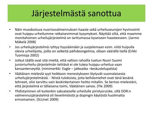 Suomalainen urheilujÃ¤rjestelmÃ¤