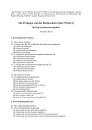 Die Perikope von der Ehebrecherin (abstract) - Armin D. Baum