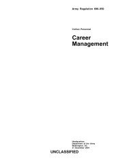 Civilian Personnel: Career Management - Planning Community ...