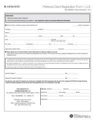 Preferred Client Registration Form | U.S. - Work From Home