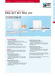 RWA-SET MIT WSC 204 - WindowMaster