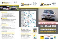 26. - 28. Juli 2012 Daun/Vulkaneifel - Eifel Rallye Festival