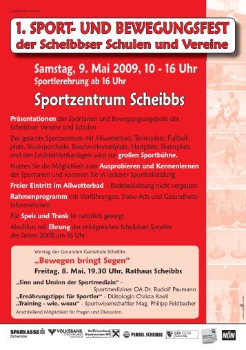 Sportzentrum Scheibbs - Scheibbser.at