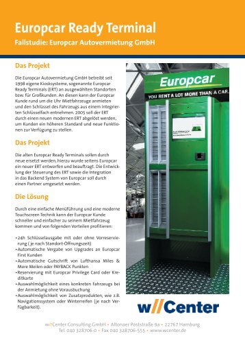 Europcar Ready Terminal Fallstudie