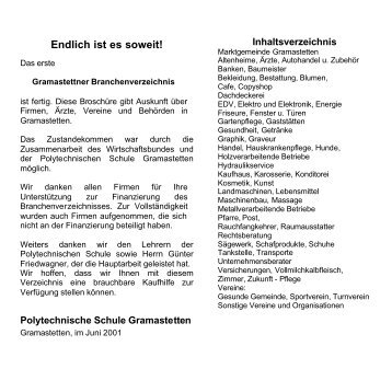 Endlich ist es soweit! - Gramastetten