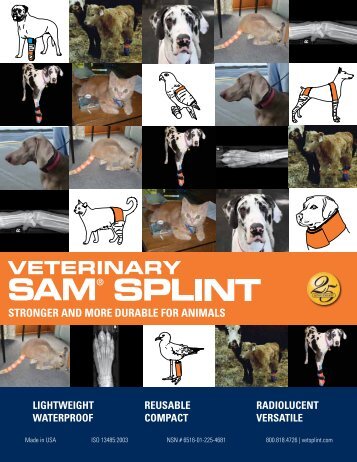 Vet Splint Brochure - SAM Medical Products