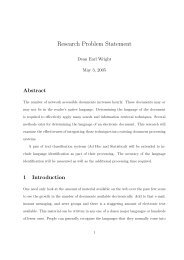 Research Problem Statement