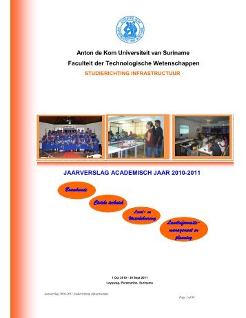 Jaarverslag 2010-2011 Infrastructuur - Anton de Kom University of ...