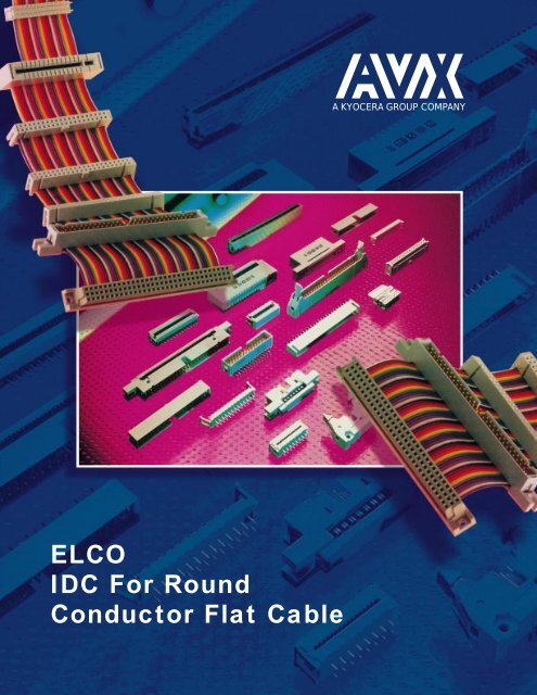 ELCO IDC For Round Conductor Flat Cable