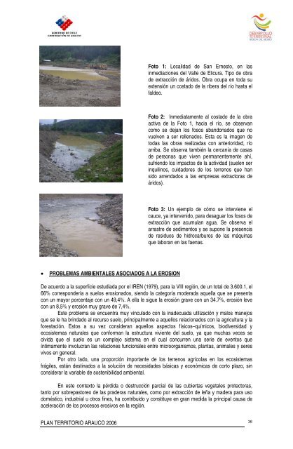 PLAN TERRITORIO ARAUCO 2006 - Portal Comunitario del Bío Bío