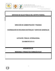 servicios de salud pública del distrito federal dirección de ...