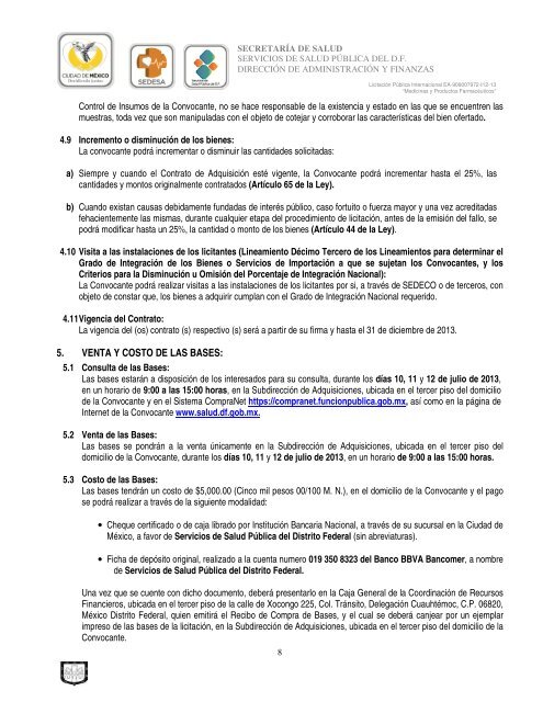 servicios de salud pública del distrito federal dirección de ...