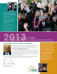 Commencement Newsletter - East Los Angeles College