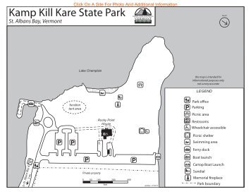 Kamp Kill Kare State Park Map & Guide (pdf) - Vermont State Parks