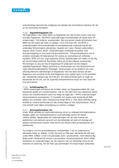 Bilaga 2:8, Rapport mark och vatten - pdf, 6 Mb - Swedavia