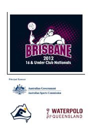 girls - Australian Water Polo Inc